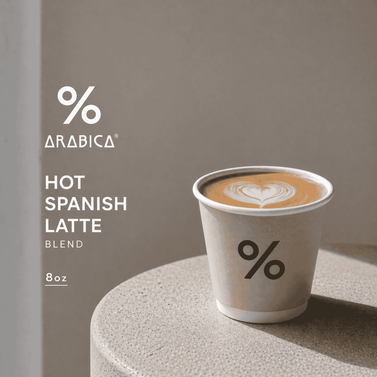 % Arabica Hot Spanish Latte
